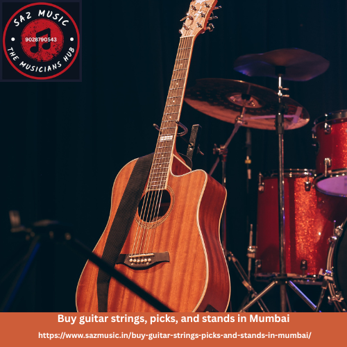 Buy guitar strings, picks, and stands in Mumbai